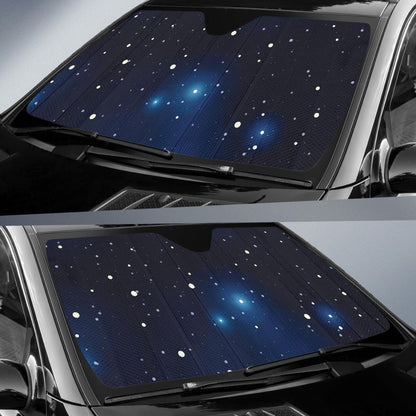 Night sky Pattern Print Design A02 Car Sun Shades-JORJUNE.COM