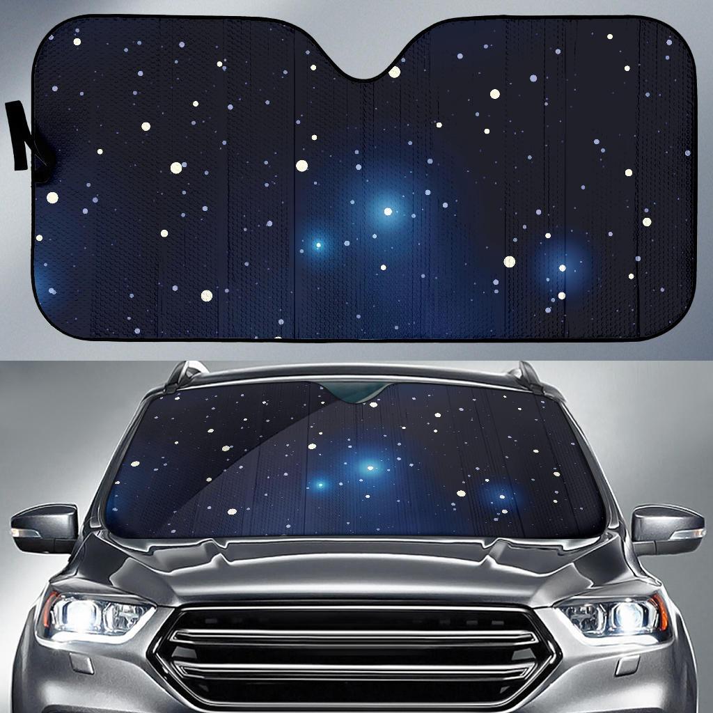 Night sky Pattern Print Design A02 Car Sun Shades-JORJUNE.COM