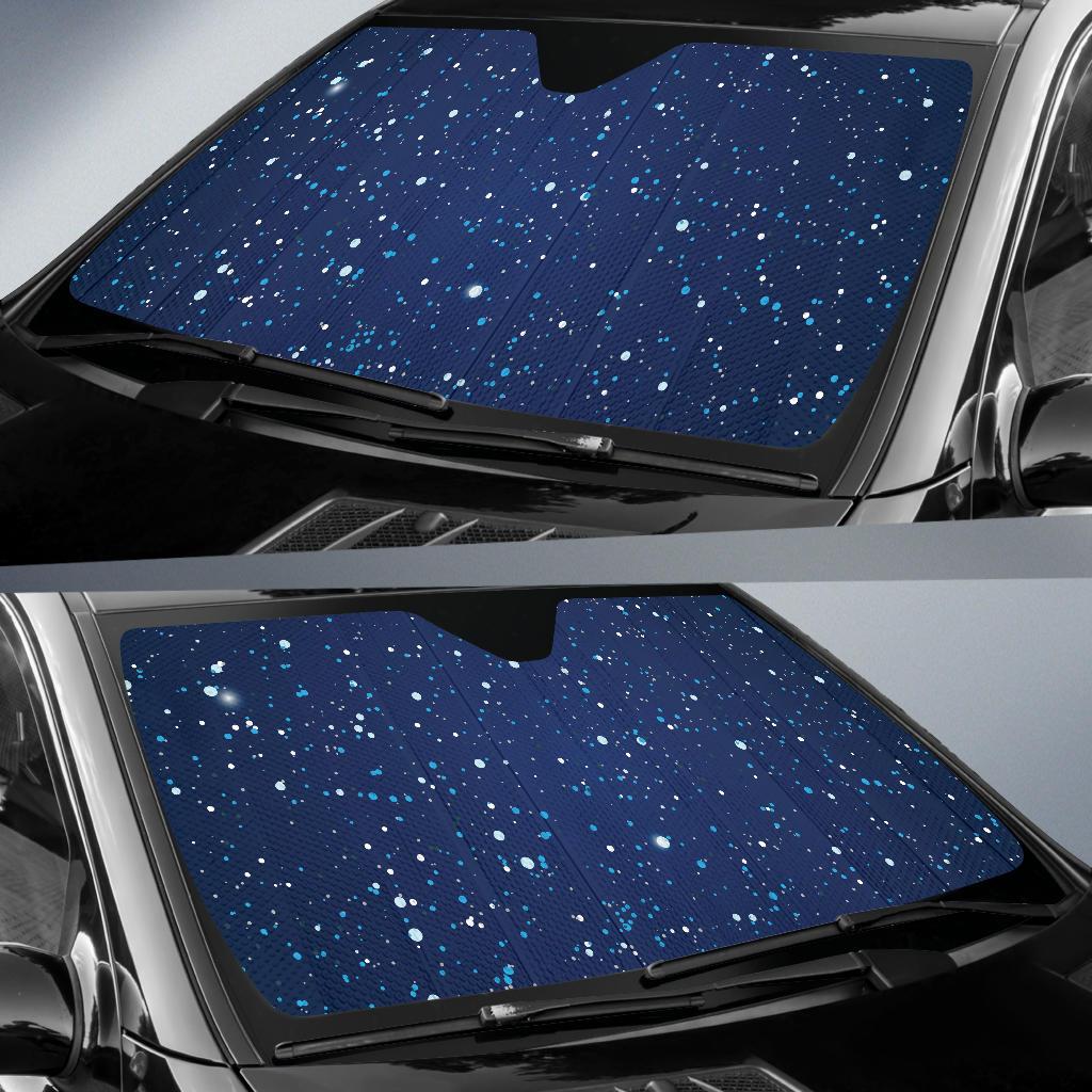 Night sky Pattern Print Design A03 Car Sun Shades-JORJUNE.COM