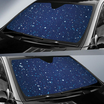 Night sky Pattern Print Design A03 Car Sun Shades-JORJUNE.COM