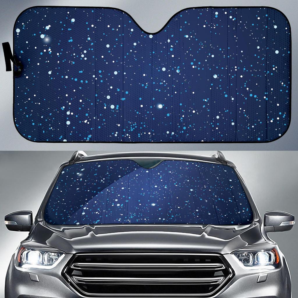 Night sky Pattern Print Design A03 Car Sun Shades-JORJUNE.COM