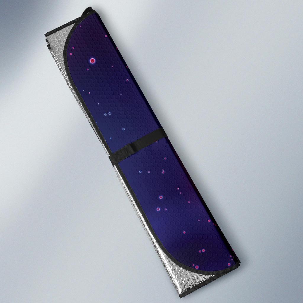 Night sky Pattern Print Design A04 Car Sun Shades-JORJUNE.COM