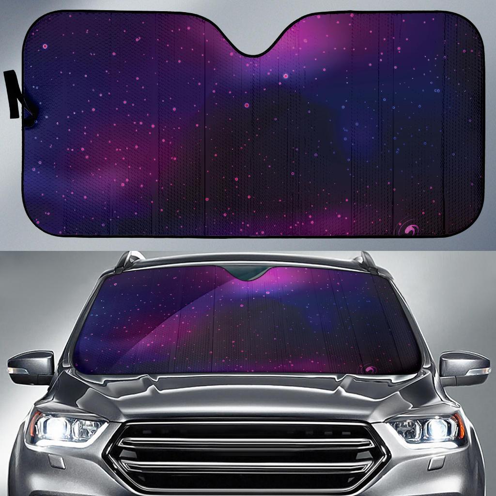 Night sky Pattern Print Design A04 Car Sun Shades-JORJUNE.COM
