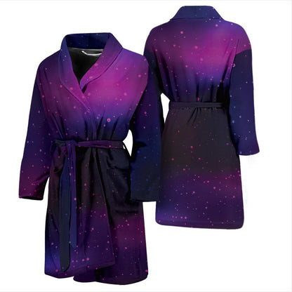 Night sky Pattern Print Design A04 Men Bathrobe-JORJUNE.COM