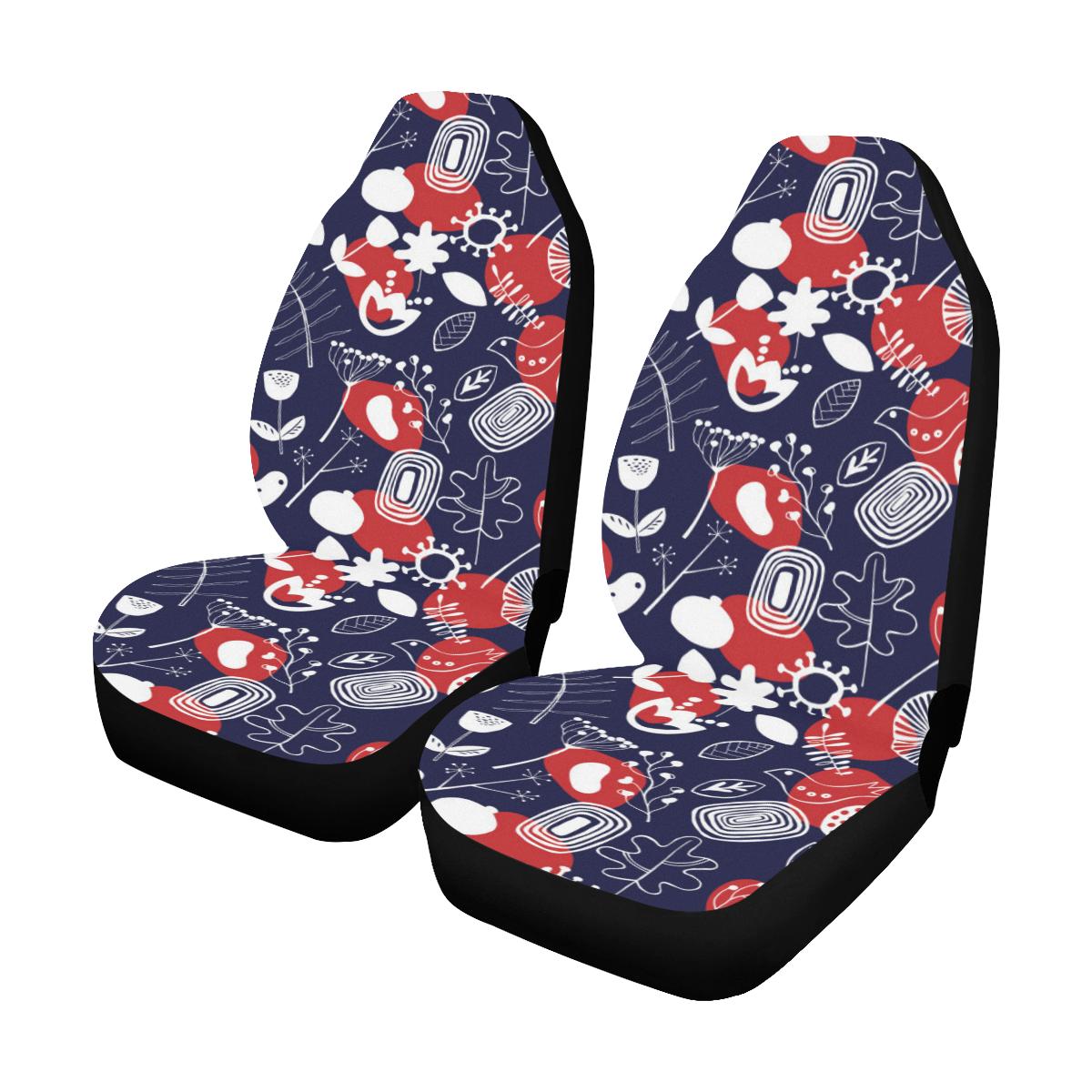 Nordic Pattern Print Design A02 Car Seat Covers (Set of 2)-JORJUNE.COM