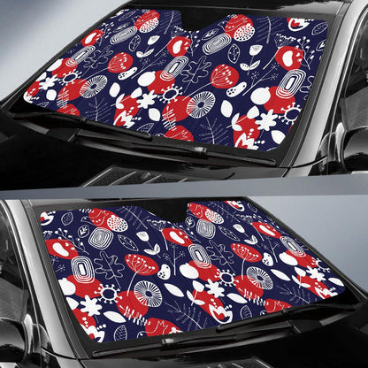 Nordic Pattern Print Design A02 Car Sun Shades-JORJUNE.COM