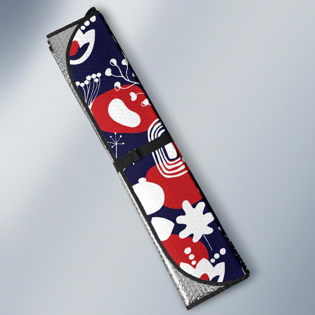 Nordic Pattern Print Design A02 Car Sun Shades-JORJUNE.COM