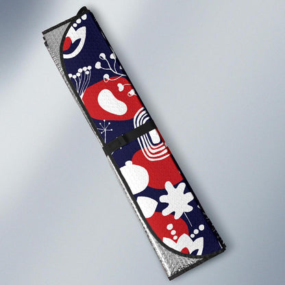 Nordic Pattern Print Design A02 Car Sun Shades-JORJUNE.COM