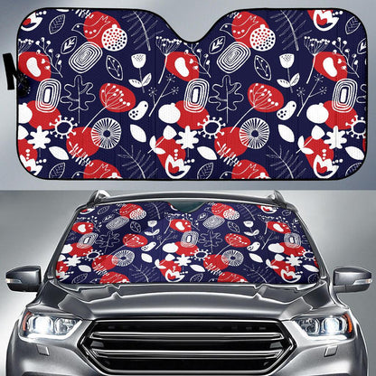 Nordic Pattern Print Design A02 Car Sun Shades-JORJUNE.COM
