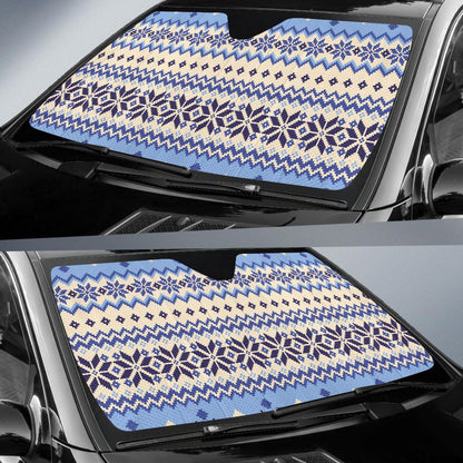 Nordic Pattern Print Design A03 Car Sun Shades-JORJUNE.COM
