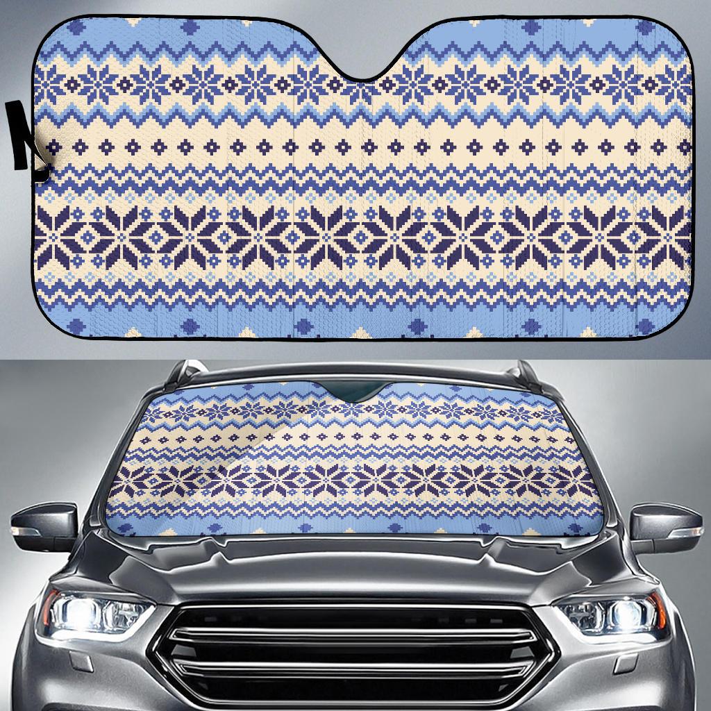 Nordic Pattern Print Design A03 Car Sun Shades-JORJUNE.COM