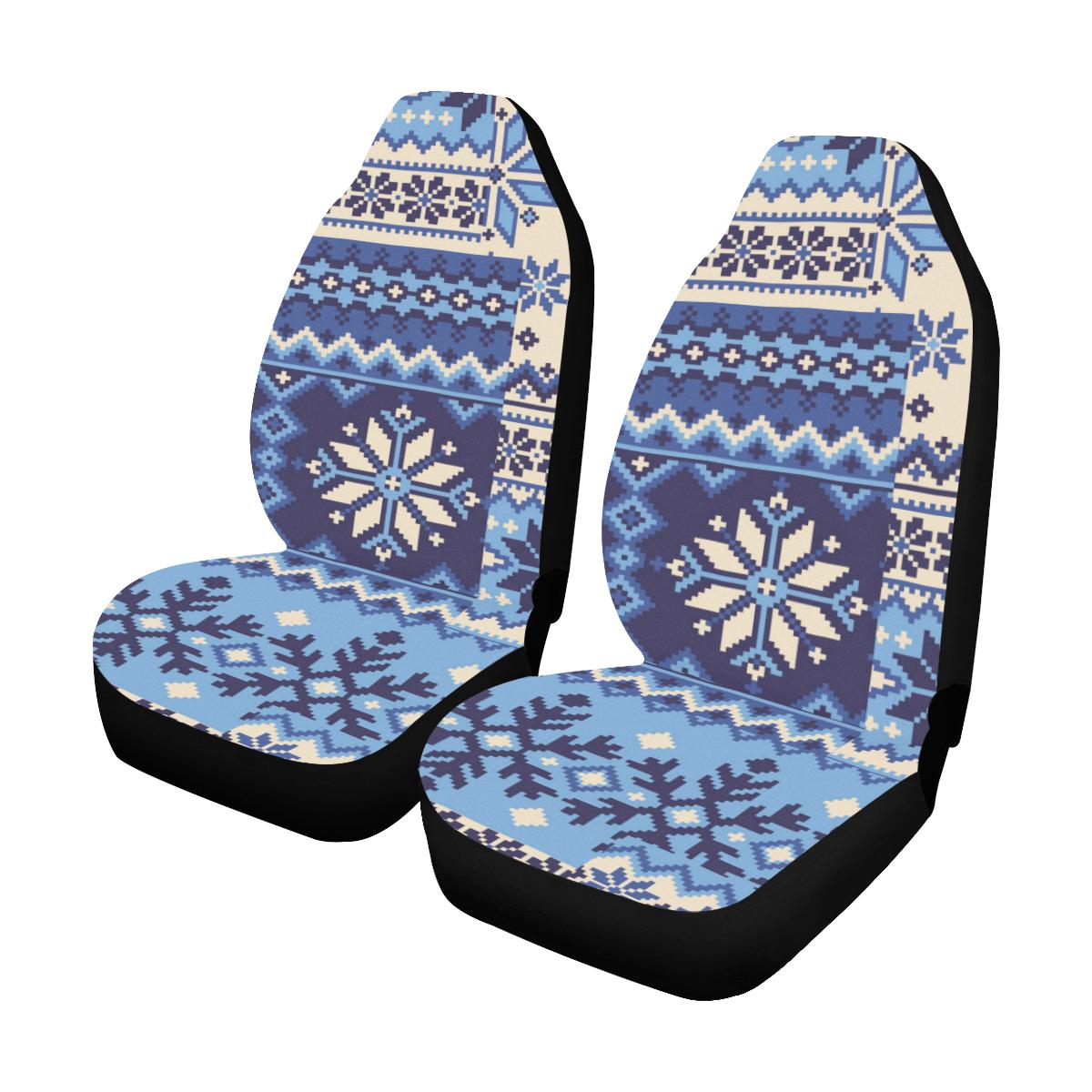 Nordic Pattern Print Design A04 Car Seat Covers (Set of 2)-JORJUNE.COM