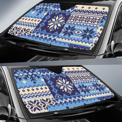Nordic Pattern Print Design A04 Car Sun Shades-JORJUNE.COM