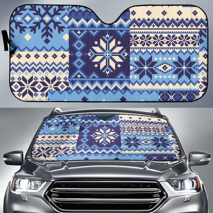 Nordic Pattern Print Design A04 Car Sun Shades-JORJUNE.COM