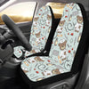 Nurse Bear Pattern Print Design A01 Car Seat Covers (Set of 2)-JORJUNE.COM