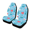 Nurse Pattern Print Design A03 Car Seat Covers (Set of 2)-JORJUNE.COM