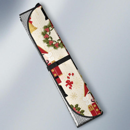 Nutcracker Pattern Print Design A01 Car Sun Shades-JORJUNE.COM