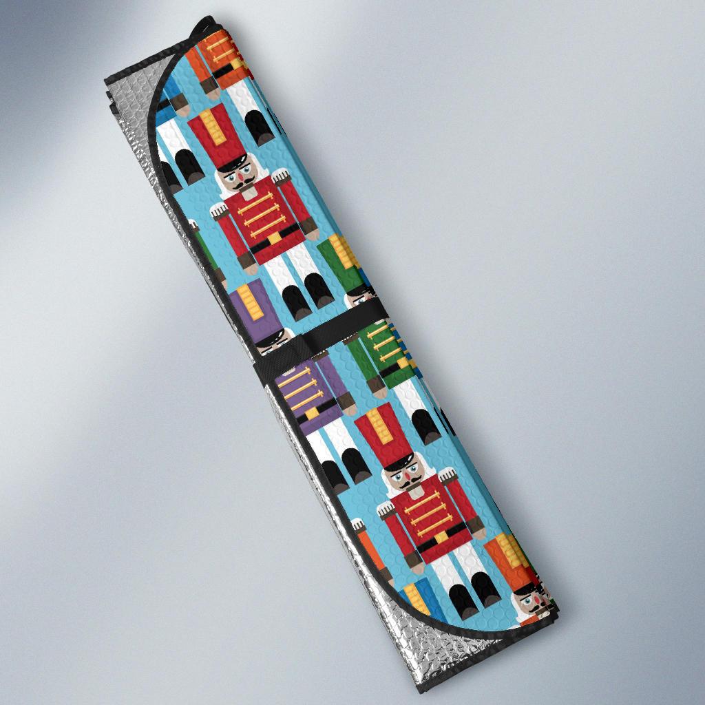 Nutcracker Pattern Print Design A02 Car Sun Shades-JORJUNE.COM