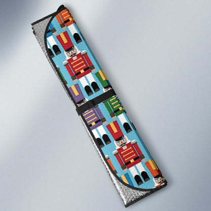 Nutcracker Pattern Print Design A02 Car Sun Shades-JORJUNE.COM