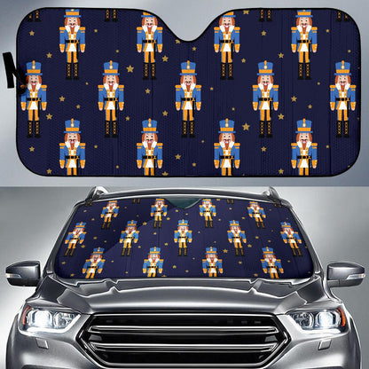 Nutcracker Pattern Print Design A04 Car Sun Shades-JORJUNE.COM