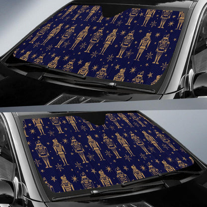 Nutcracker Pattern Print Design A05 Car Sun Shades-JORJUNE.COM