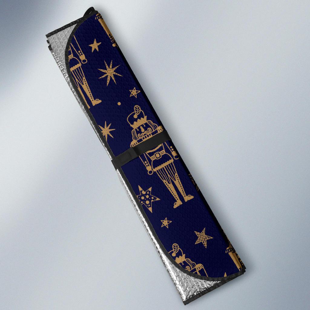 Nutcracker Pattern Print Design A05 Car Sun Shades-JORJUNE.COM