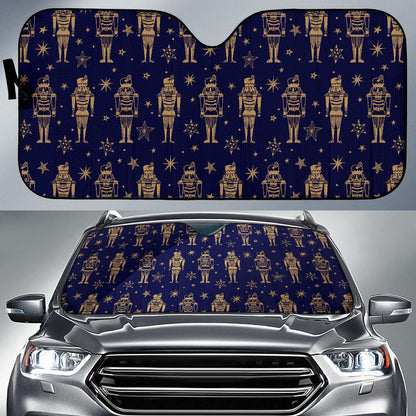 Nutcracker Pattern Print Design A05 Car Sun Shades-JORJUNE.COM