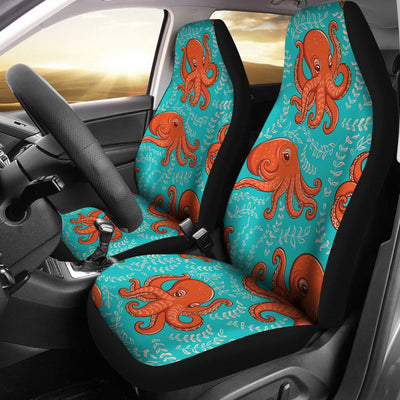 Octopus Cartoon Design Print Themed Universal Fit Car Seat Covers