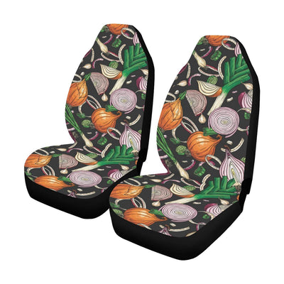 Onion Pattern Print Design A03 Car Seat Covers (Set of 2)-JORJUNE.COM