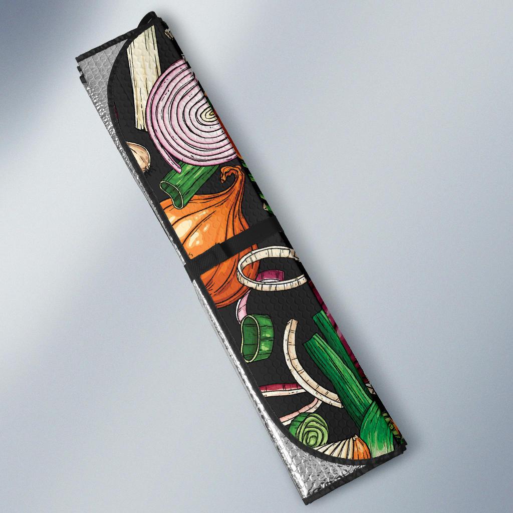 Onion Pattern Print Design A03 Car Sun Shades-JORJUNE.COM