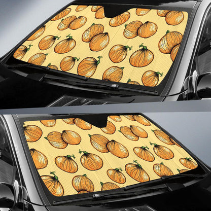 Onion Pattern Print Design A04 Car Sun Shades-JORJUNE.COM