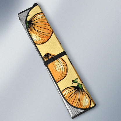 Onion Pattern Print Design A04 Car Sun Shades-JORJUNE.COM