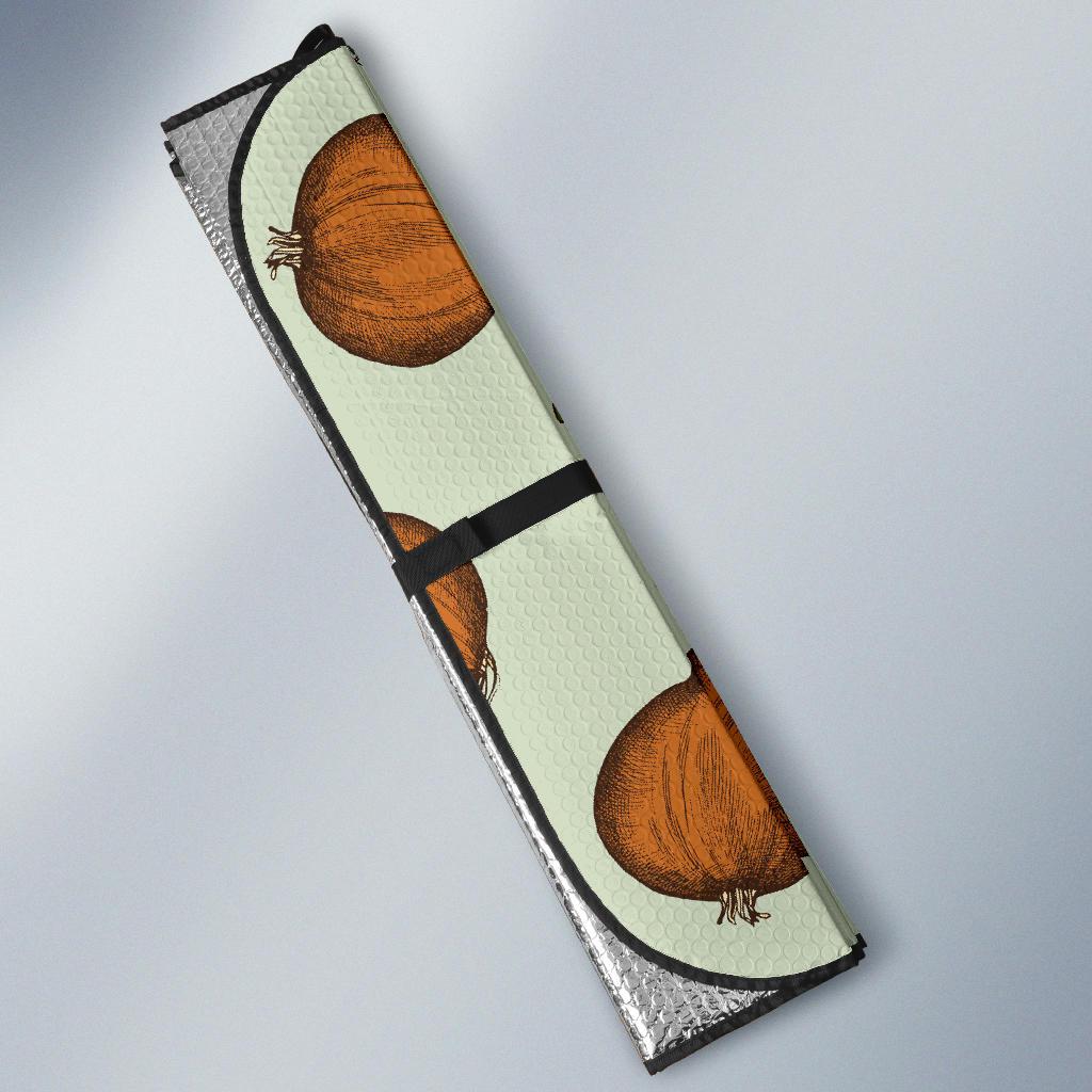Onion Pattern Print Design A05 Car Sun Shades-JORJUNE.COM