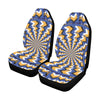 Optical illusion Pattern Print Design A01 Car Seat Covers (Set of 2)-JORJUNE.COM