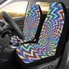 Optical illusion Pattern Print Design A02 Car Seat Covers (Set of 2)-JORJUNE.COM