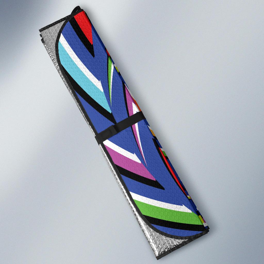 Optical illusion Pattern Print Design A02 Car Sun Shades-JORJUNE.COM