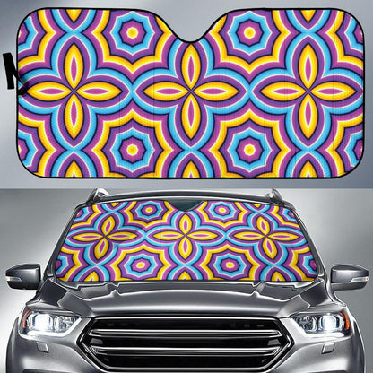 Optical illusion Pattern Print Design A03 Car Sun Shades-JORJUNE.COM