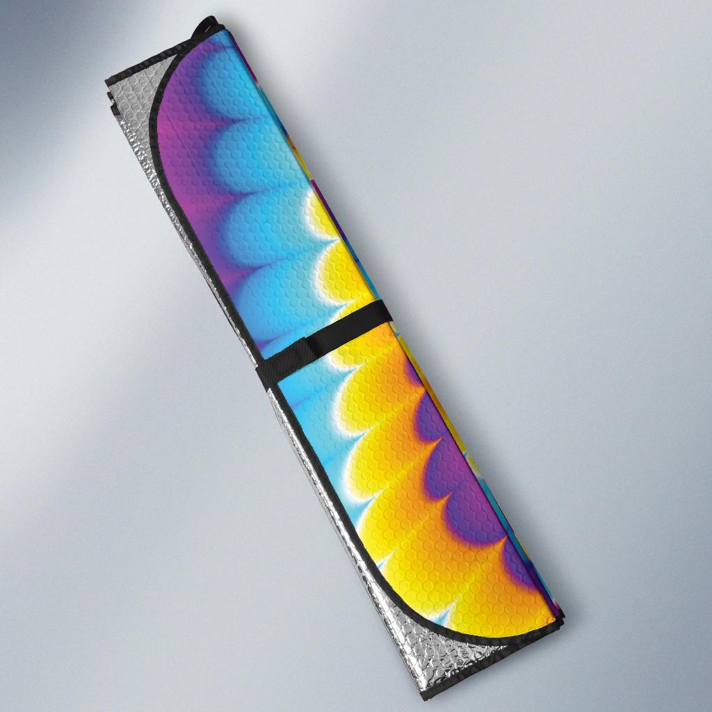 Optical illusion Pattern Print Design A04 Car Sun Shades-JORJUNE.COM