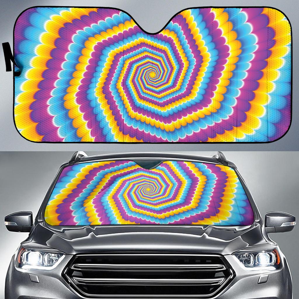 Optical illusion Pattern Print Design A04 Car Sun Shades-JORJUNE.COM