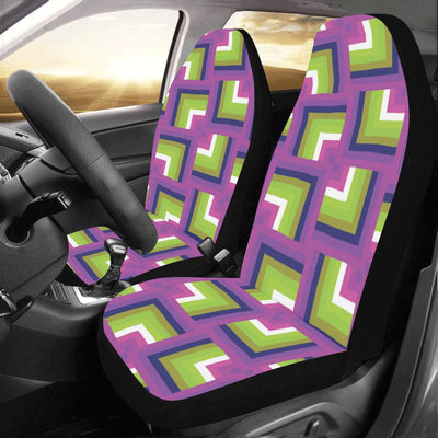 Optical illusion Pattern Print Design A05 Car Seat Covers (Set of 2)-JORJUNE.COM