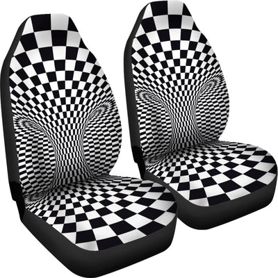 Optical Illusion Projection Torus2 Universal Fit Car Seat Covers