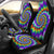 Optical Illusion Pulsing Fiery Spirals Universal Fit Car Seat Covers