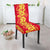 Orange Hibiscus Pattern Print Design HB018 Dining Chair Slipcover-JORJUNE.COM