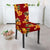 Orange Hibiscus Pattern Print Design HB026 Dining Chair Slipcover-JORJUNE.COM