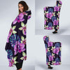 Orchid Pattern Print Design OR010 Hooded Blanket-JORJUNE.COM