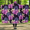 Orchid Pattern Print Design OR010 Hooded Blanket-JORJUNE.COM