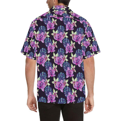 Orchid Pattern Print Design OR010 Men Hawaiian Shirt-JorJune