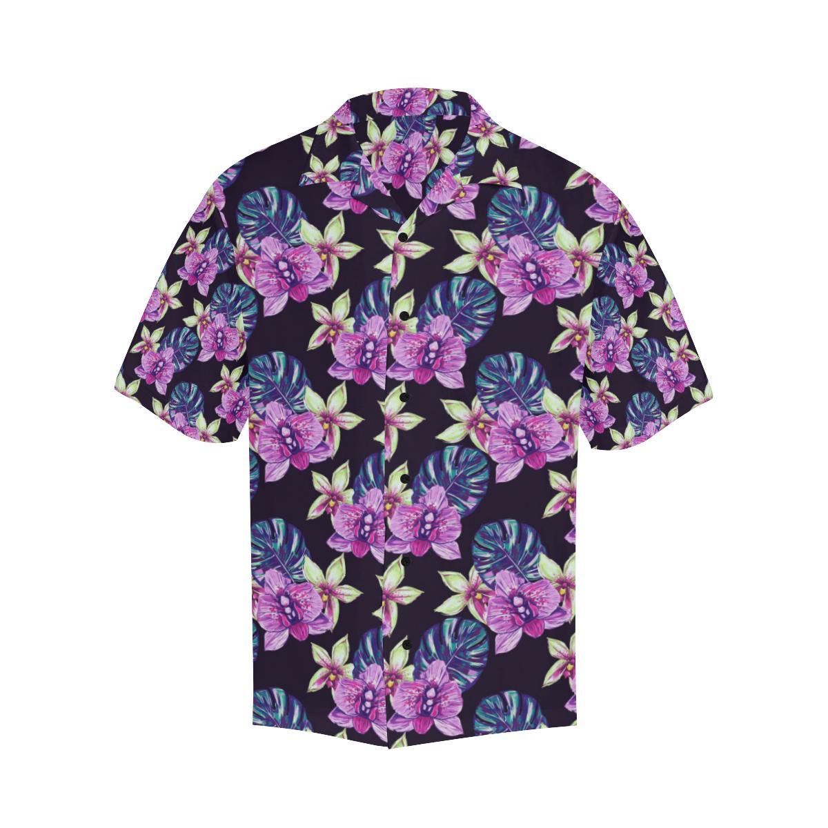 Orchid Pattern Print Design OR010 Men Hawaiian Shirt-JorJune