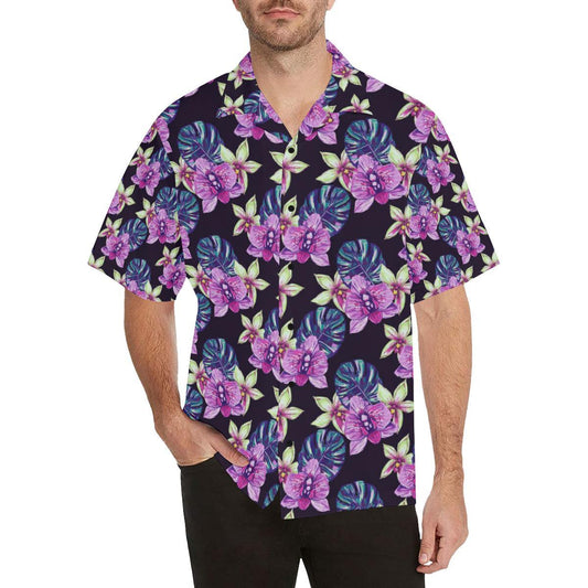 Orchid Pattern Print Design OR010 Men Hawaiian Shirt-JorJune