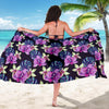 Orchid Pattern Print Design OR010 Sarong Pareo Wrap-JORJUNE.COM